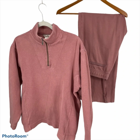 Tommy Bahama matching Lounge set sweatshirt M L - Picture 1 of 5